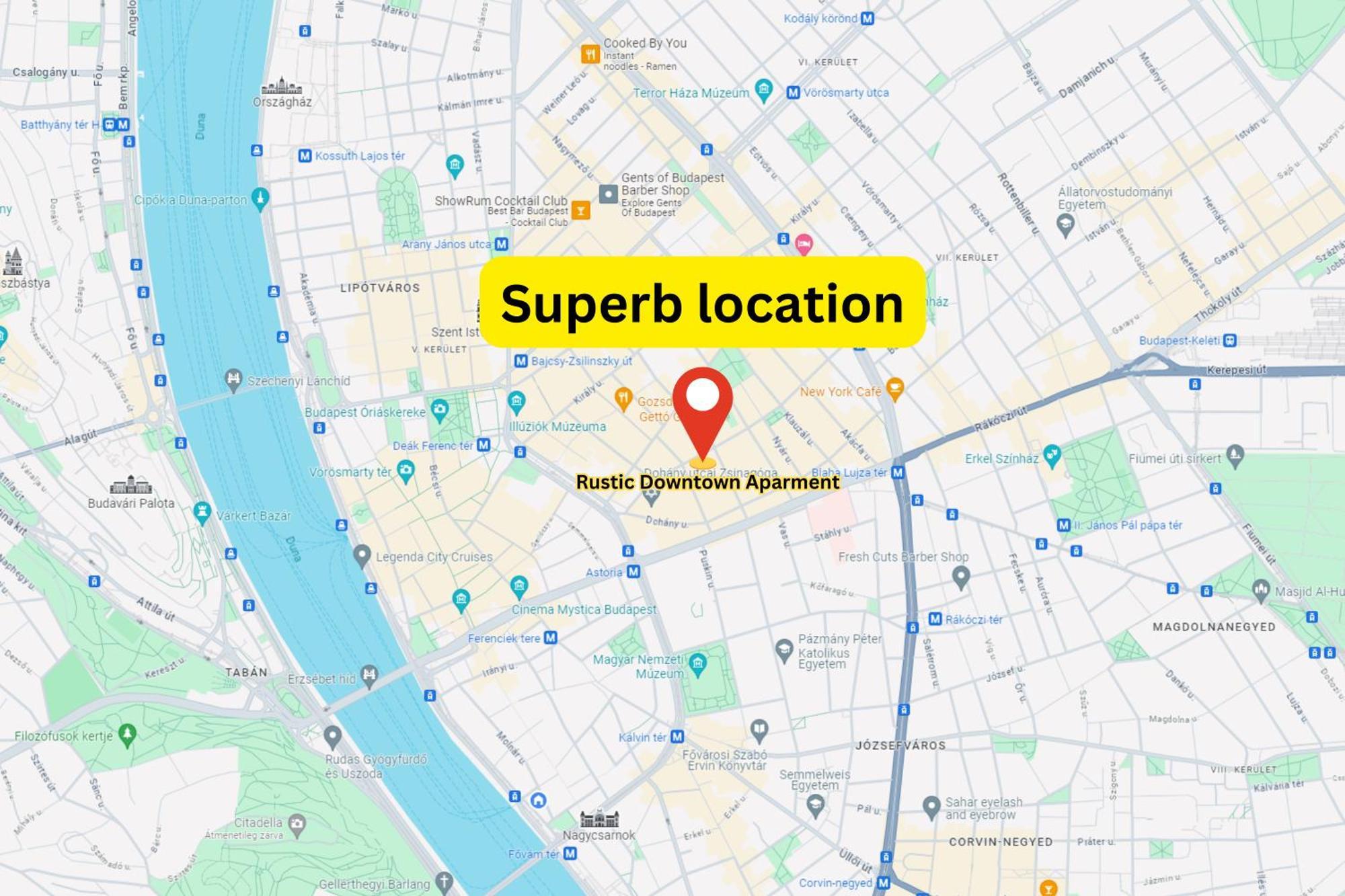 Rustic Downtown Apartment 106 M2 Budapest Ngoại thất bức ảnh